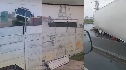 驚人影片|狂風掀翻公車 乘客摔車外3死多人傷