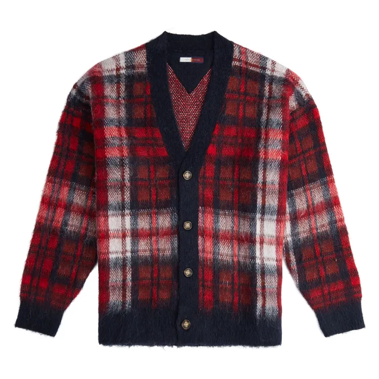 TH Collection格紋開襟衫，1萬3800元。品牌提供