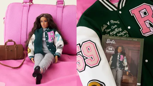 粉色狂潮還沒停!芭比也愛穿Roots外套 迷你班夫包換粉紅新裝好少女