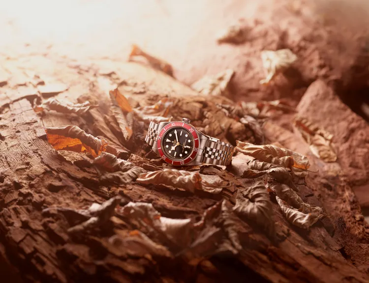 帝舵表Black Bay腕錶，41mm，不鏽鋼錶殼，圓拱型黑色磨砂錶面，橢圓形五鏈節鋼錶帶，帝舵表原廠機芯 MT5602-U 型，防水深度200米，70小時動力儲存，14萬4500元。品牌提供