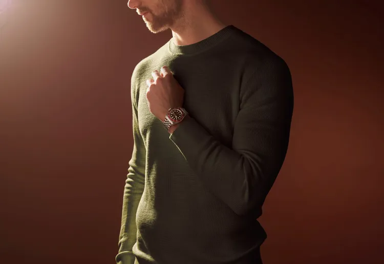 帝舵表Black Bay腕錶，41mm，不鏽鋼錶殼，圓拱型黑色磨砂錶面，橢圓形五鍊節鋼錶帶，帝舵表原廠機芯 MT5602-U 型，防水深度200米，70小時動力儲存，14萬4500元。品牌提供