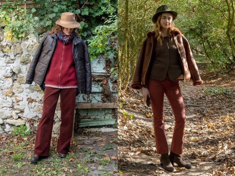 La forēt女裝系列以大地色作為主色調。品牌提供