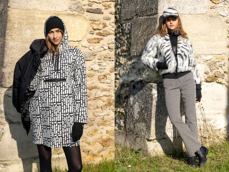 La forēt女裝系列將幾何圖案加入服裝設計。品牌提供