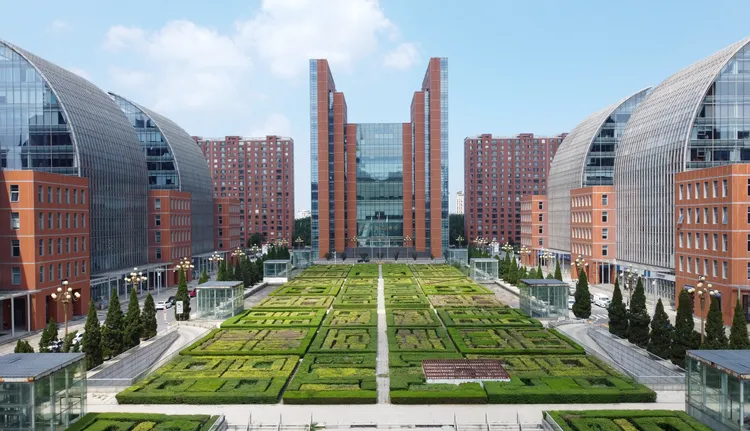 天津經濟技術開發區一景。新華社