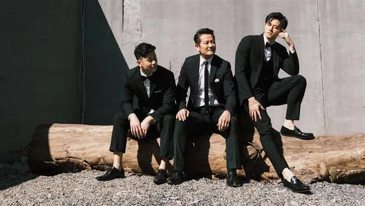 徐乃麟及俆新洋、徐廷墉父子3人帥氣同框。翻攝徐新洋IG