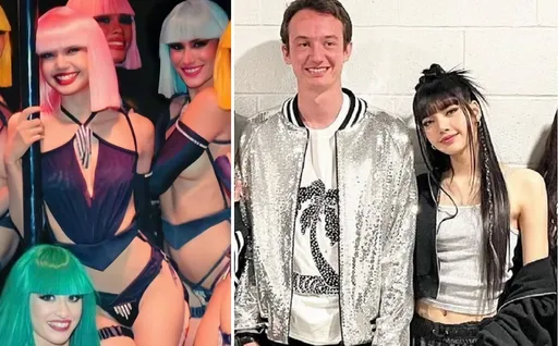 Lisa脫衣舞秀第2場豪門緋聞男友又來了！當準婆婆面拿絲巾扔他身上挑逗