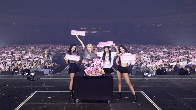 BLACKPINK上周末在首爾舉行2場萬人演唱會，為巡演畫下句點。翻攝YG娛樂