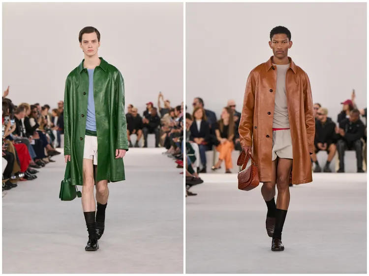 長度僅到大腿的極短男士休閒短褲，展現了小小的反骨叛逆。品牌提供