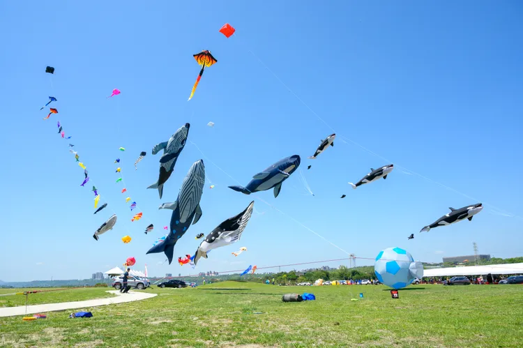 為期兩天的福隆生活節-追海風「奇幻海洋風箏嘉年華」，邀請「亞洲國際風箏聯合會」展現專業風箏。觀光局提供