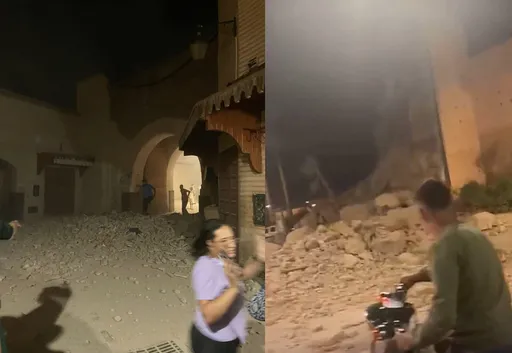 摩洛哥規模6.8地震增至820死　劇烈搖晃現場曝！民眾驚逃