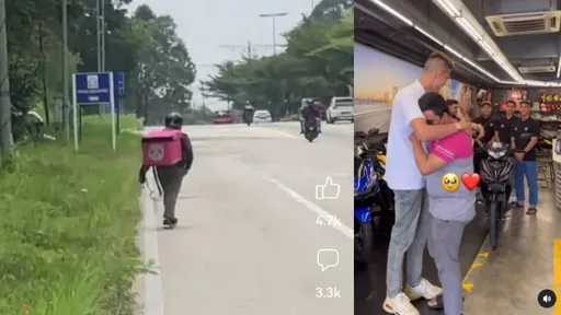 外送員未繳稅被扣車徒步送餐　網紅贈新車「善舉」反遭罵翻