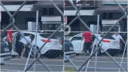 高雄光天化日擄人？女遭2壯漢塞進轎車　她狂喊救命影片曝光