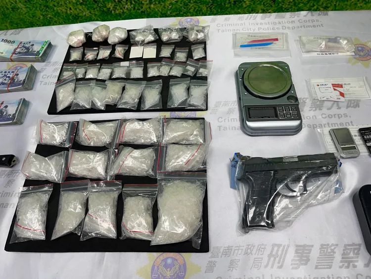 毒品市值高達530萬元。警方提供