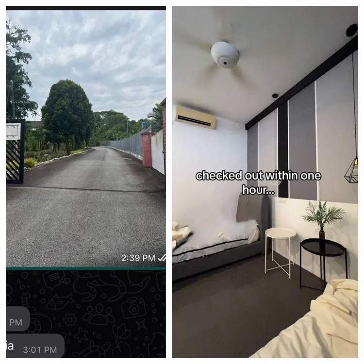 雖然環境清幽整潔，但Rie覺得這不適合讓旅客停留玩樂。翻攝TikTok