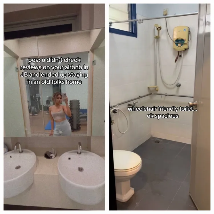 Rie住進收容殘障人士的收容所。翻攝TikTok