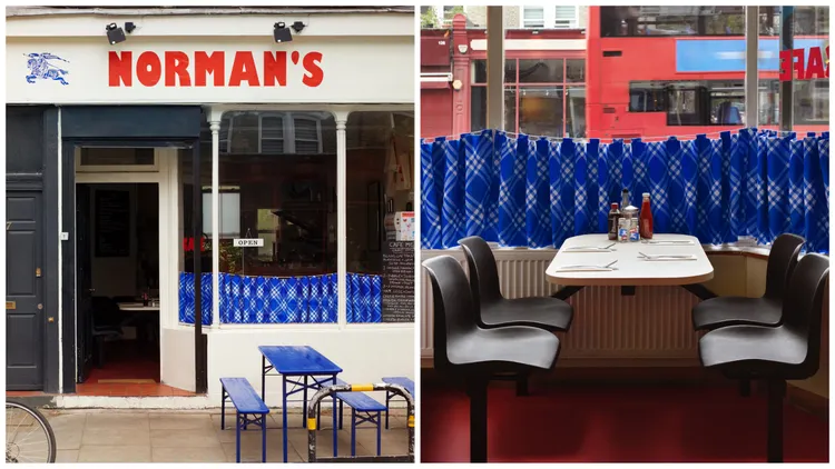 BURBERRY即起進駐Norman’s Café一周時間。品牌提供