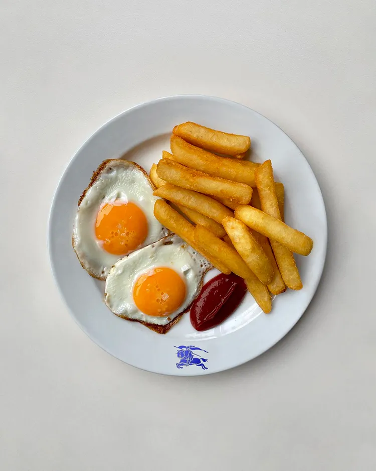 BURBERRY專屬菜單。品牌提供