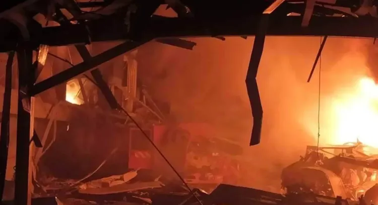 屏東科技園區明揚國際科技廠房爆炸造成上百人傷亡。翻攝自林岱樺臉書
