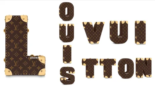 26字母要價700萬！LV趣味行李箱曝光　網友燒腦「能裝啥」