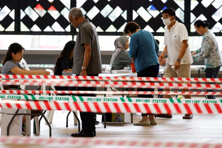 今天是星國時隔12年再度透過投票選總統。路透社