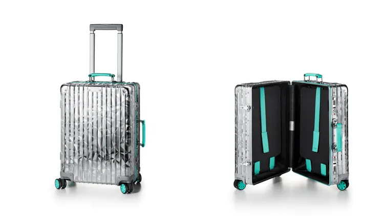 Tiffany x RIMOWA登機箱，11萬8500元。品牌提供