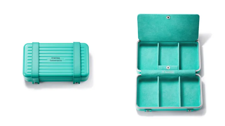 Tiffany x RIMOWA迷你箱，7萬3500元。品牌提供