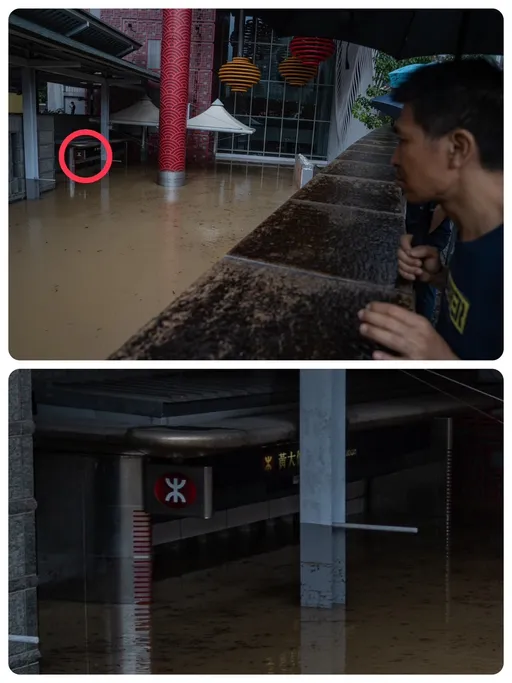 細看極恐!香港139年最大雨多驚人 1張照片秒懂