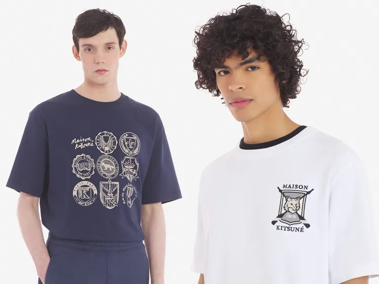 百變復古學院風擁有不同形式的狐狸標誌。品牌提供