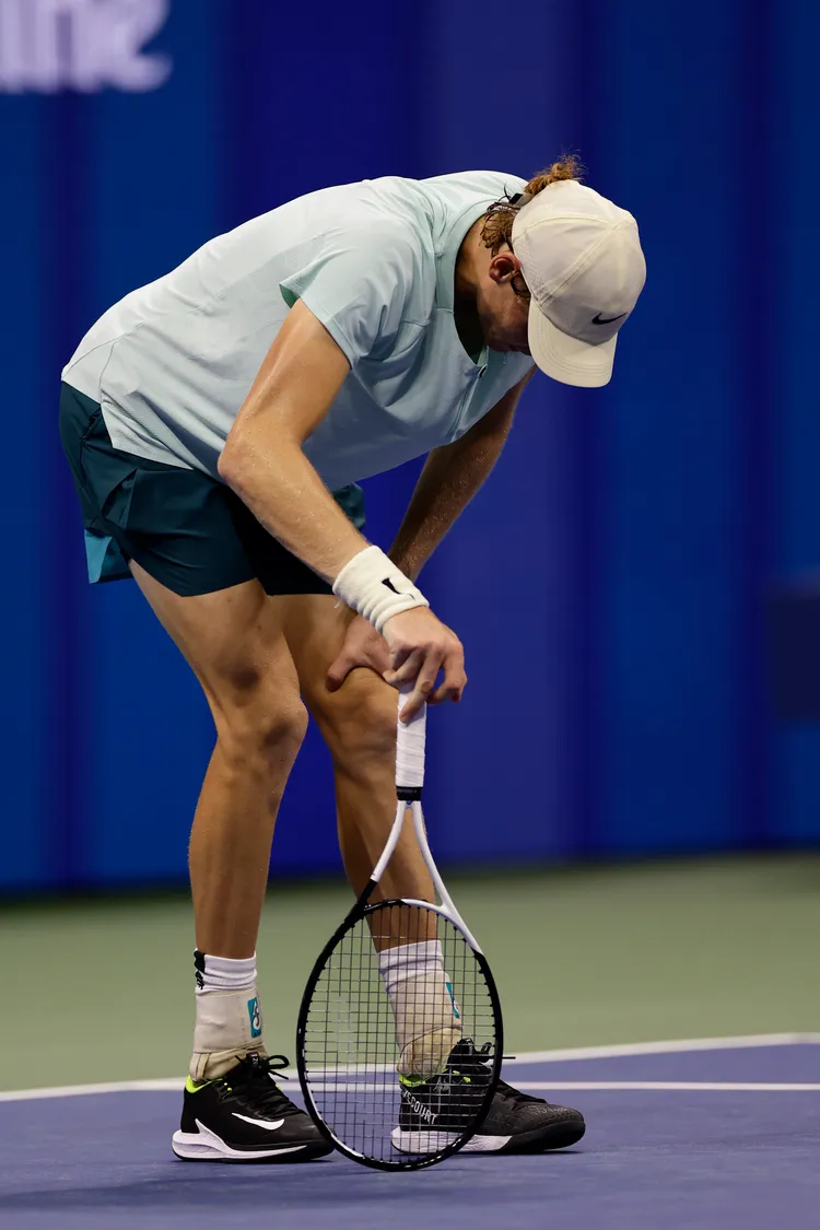 義大利選手辛納。美聯社