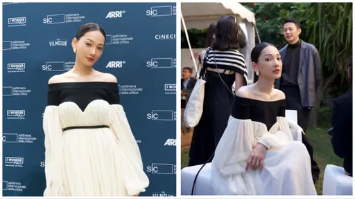 林映唯穿Chloé胸前「好有愛」 露香肩化身文藝復興美人