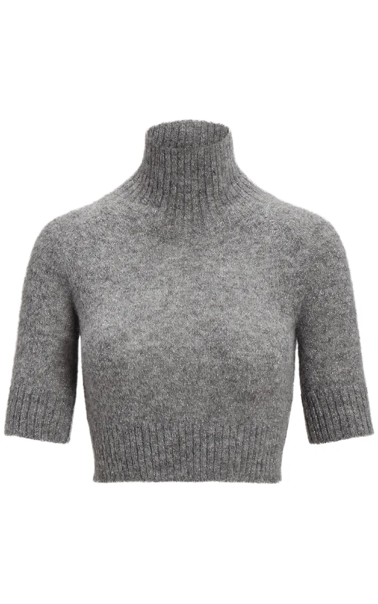 Ralph Lauren高領羊毛短版上衣，3萬8800元。品牌提供