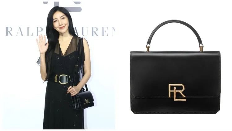 楊謹華最想入手RL888 Top handle手提肩背包，8萬800元。左圖攝影中心攝、右圖品牌提供