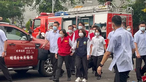 曾說「不讓消防員白白犧牲」 媒體人批蔡英文:欠家屬一個道歉