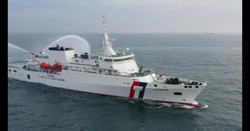 2023蘭陽媽祖文化節 海巡開放4000噸級「新竹艦」參觀