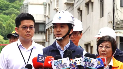 大直樓塌｜蔣萬安撂狠話究責：基泰建設不負全責　別想在台北拿到案