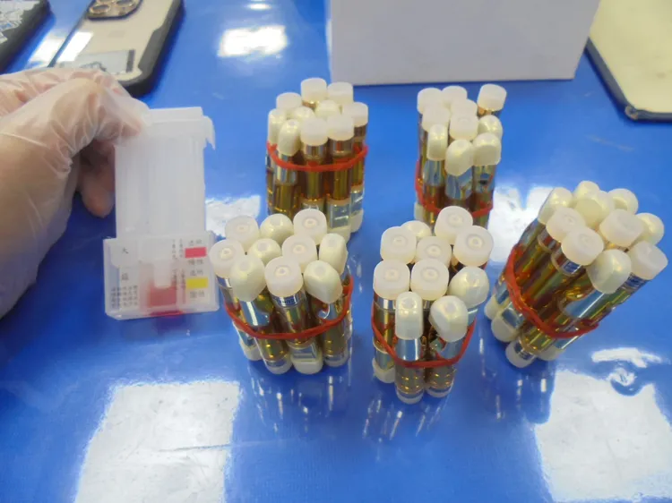 警方查獲的大麻菸彈。翻攝畫面