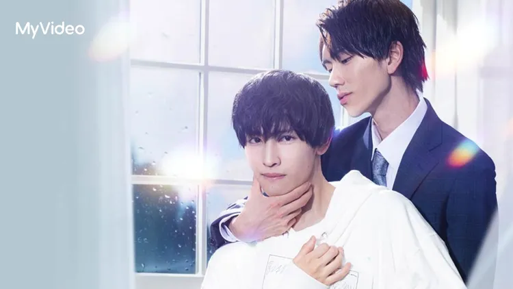 樋口幸平（右）、増子敦貴劇中上演臉紅心跳的同居故事。MyVideo提供