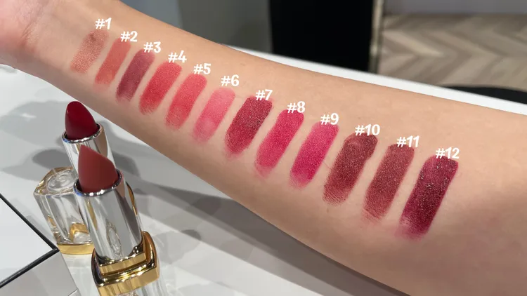 香奈兒康朋街31號唇膏手部試色。張家玲攝