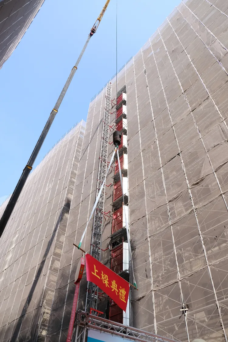 二空A區公宅已完成11層樓的結構體工程。都發局提供