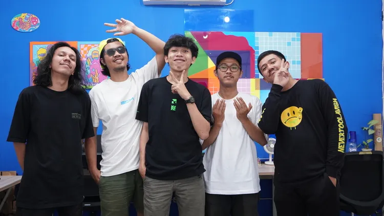 印尼設計團隊「KROOSYL」受台灣觀光局委託，打造彩繪圖案。中央社