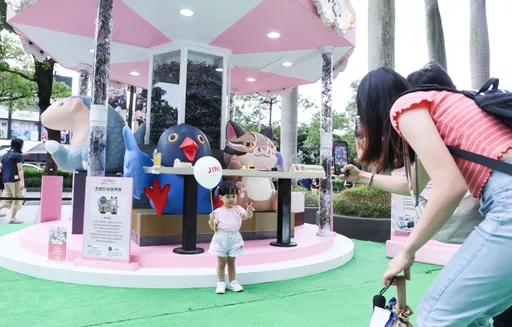 「廢鏡新思Round兔」巡迴展第二站前進台中　JINS動物友好樂園現身新光三越中港店　成為打卡拍照新景點