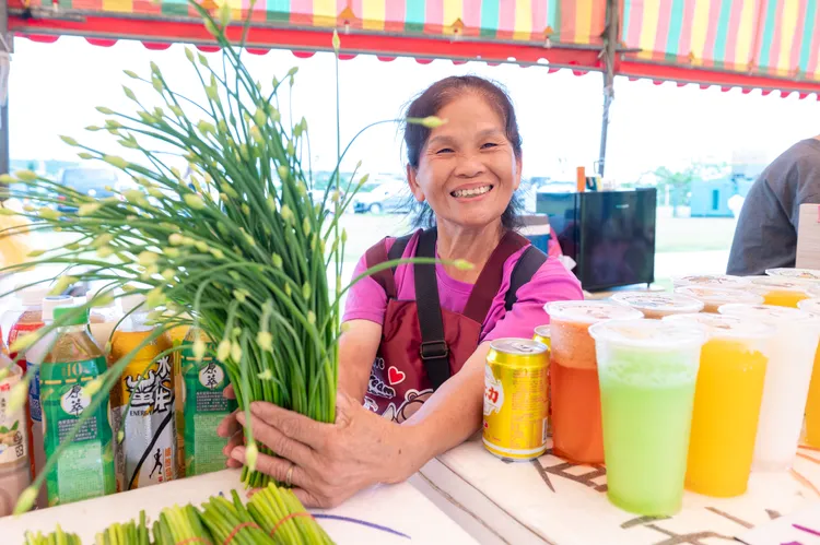 韭菜花。桃園市府提供