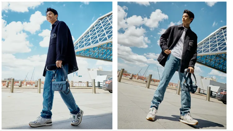 林柏宏以一身時髦型男造型亮相。品牌提供