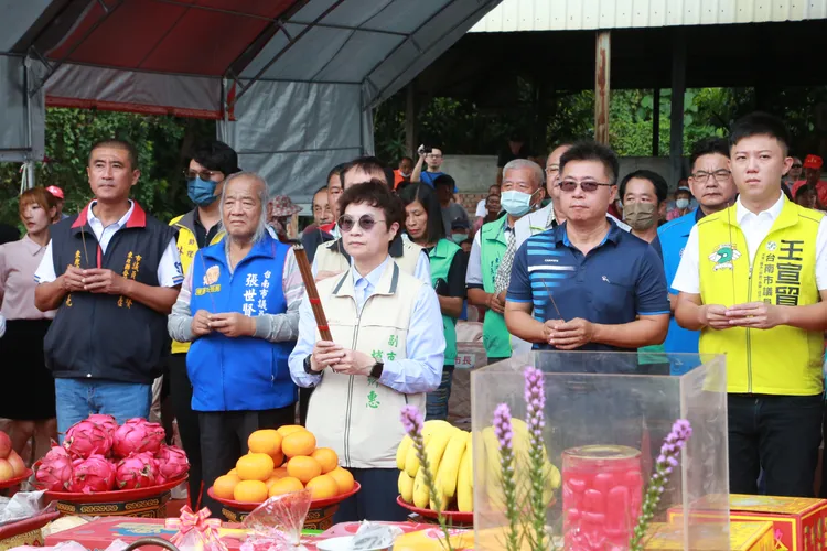 副市長趙卿惠代表主持動土典禮。工務局提供