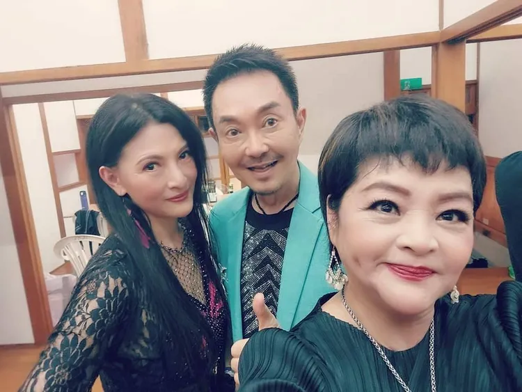 廖麗君（左起）、楊懷民、易淑寬第一次同台演出。渥洛克企業提供