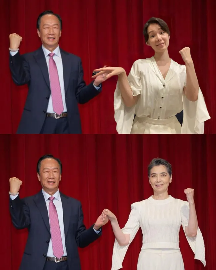 許乃涵自己在臉書貼出逗趣P圖。翻攝自許乃涵臉書