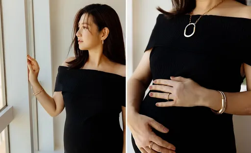 Selina卸貨倒數美美亮相!向男寶小腰果喊話「媽媽期待見到你」