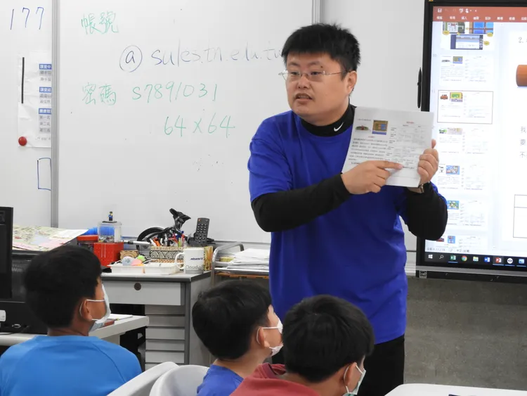 台南市樹林國小教師楊易霖。教育部提供