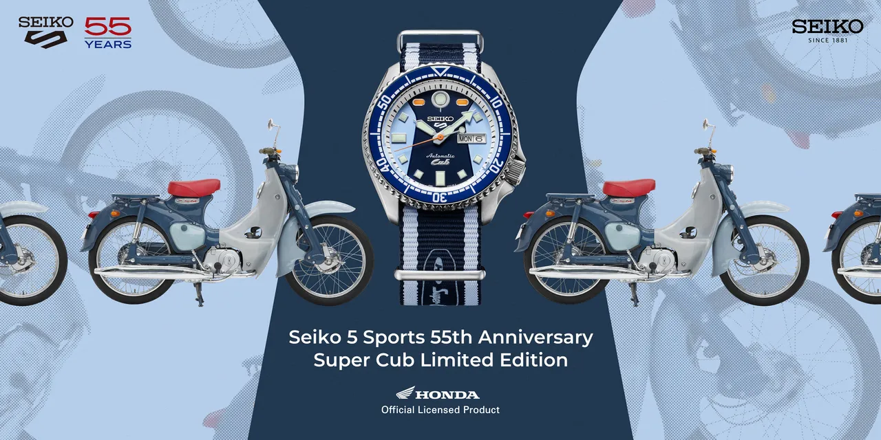 Seiko、Honda进行第3度联名。品牌提供