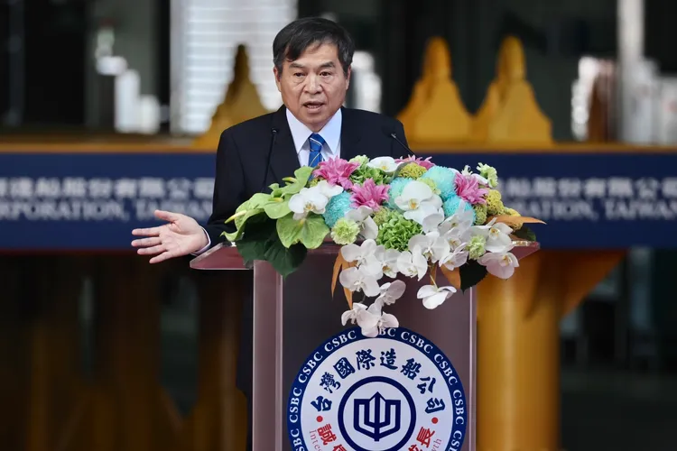 鄭文隆致詞。林林攝